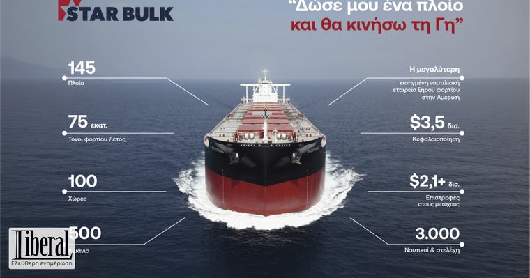 09:11 STAR BULK: Προχωρά σε παράλληλη εισαγωγή στο Euronext Athens