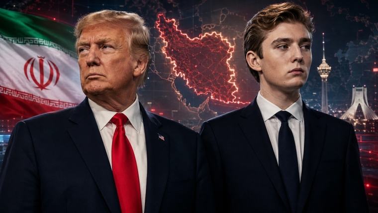 Tensions mount as Iranian state media names Barron Trump in assassination video