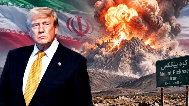 Ξέσπασμα Trump: Σύντομα θα κάψω τα πυρηνικά που κρύβουν οι Ιρανοί στο όρος Pickaxe