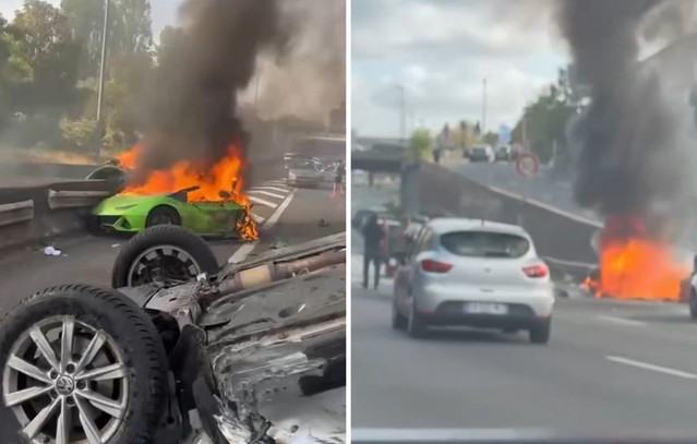Νεκροί πατέρας και γιος μετά από τροχαίο με Lamborghini – Έτρεχαν μέσα στο Παρίσι με 200 χλμ/ώρα
