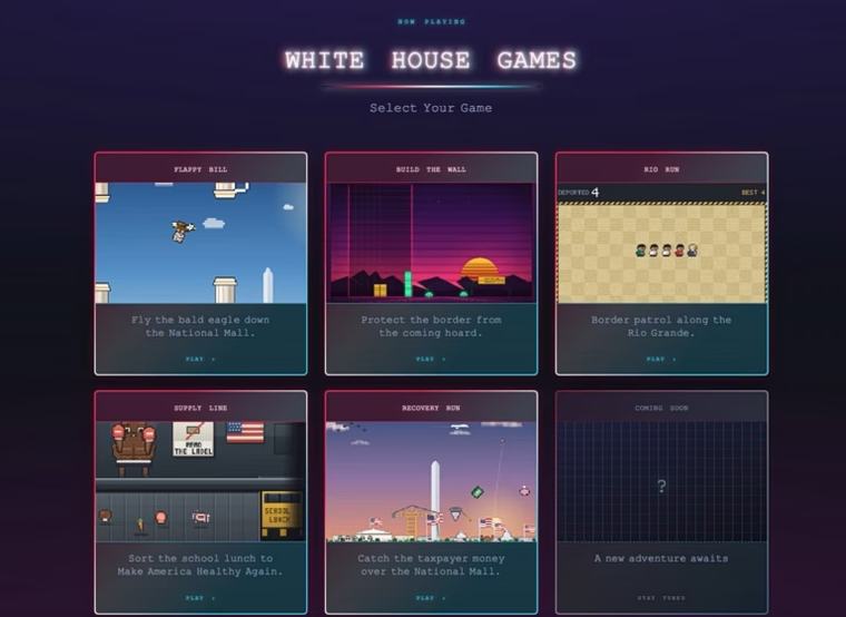 Θεσμικός ρατσισμός: Arcade παιχνίδια όπου οι χρήστες κυνηγούν μετανάστες στο επίσημο σάιτ του Λευκού Οίκου